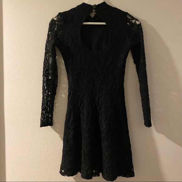 River island black lace dress size UK6 - Picture 3 of 6